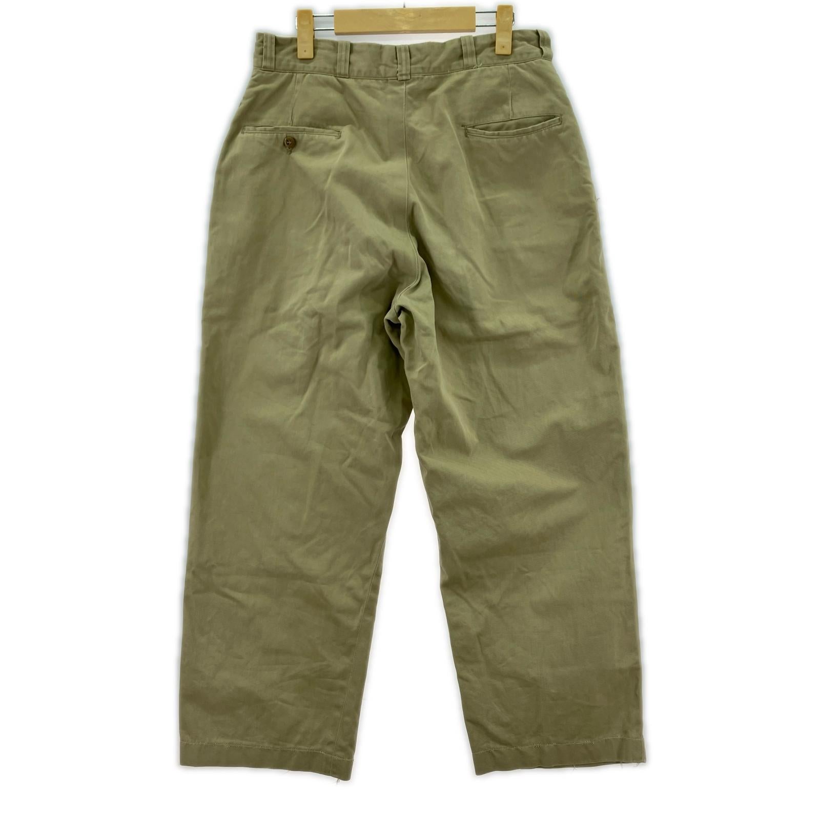 パンツ US ARMY 60's チノパンツ GRIPPER製ジップ ベージュ