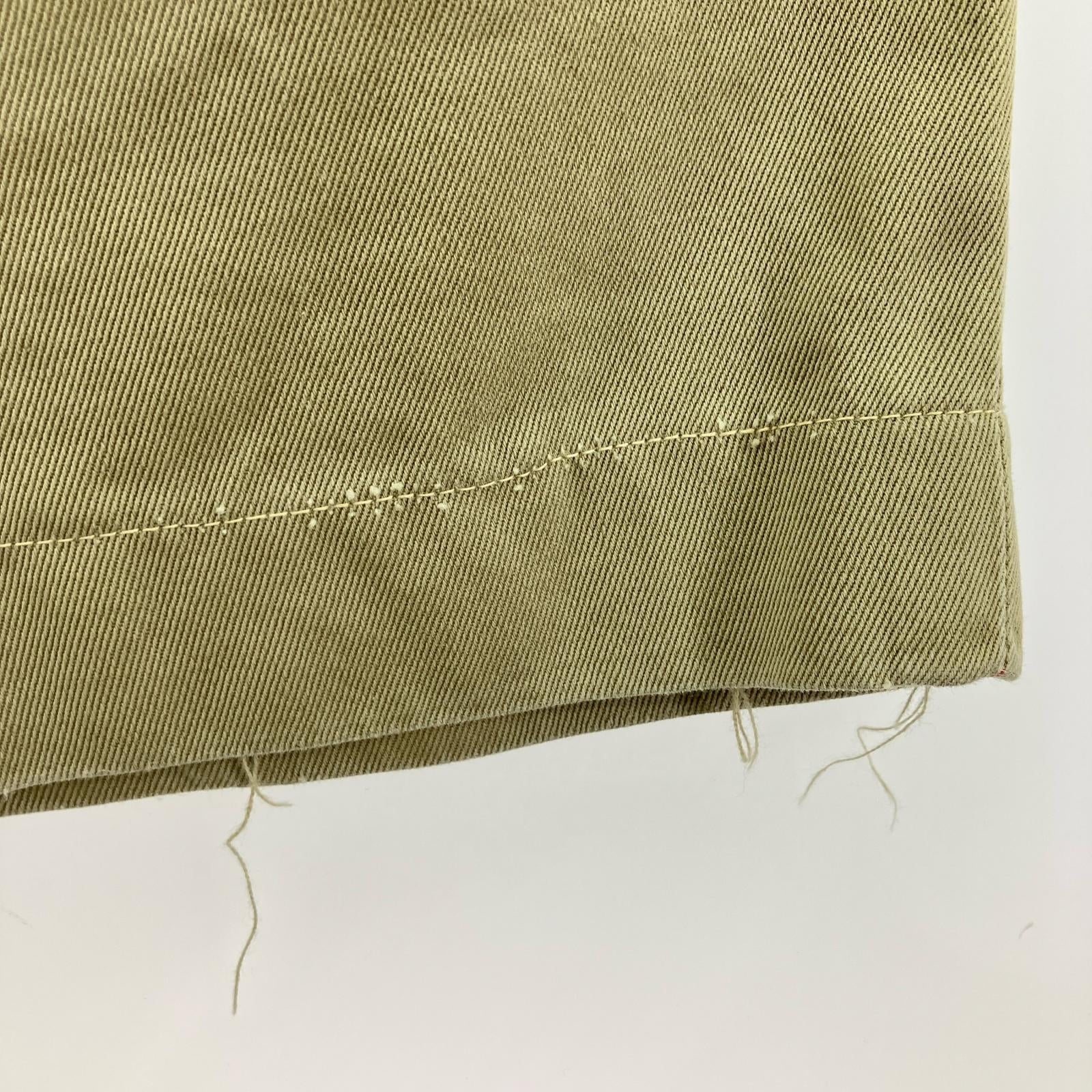 パンツ US ARMY 60's チノパンツ GRIPPER製ジップ ベージュ
