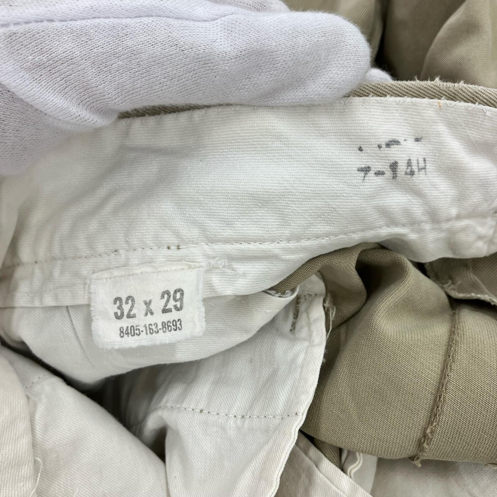 パンツ US ARMY 60's チノパンツ GRIPPER製ジップ ベージュ