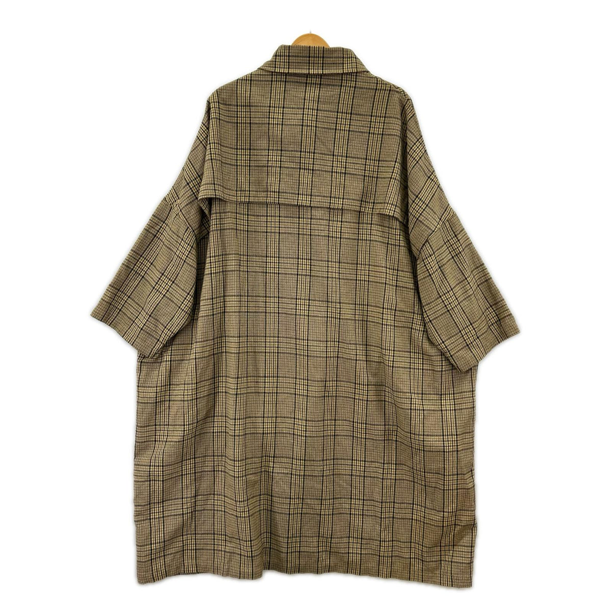 ジャケット ﾊｰﾌｽﾘｰﾌﾞｺｰﾄ ﾁｪｯｸ M