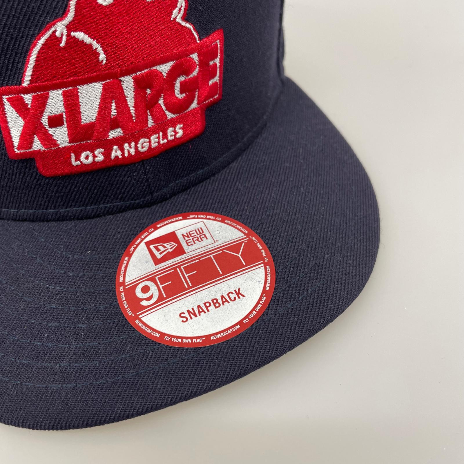 キャップ × XLARGE ネイビー ネイビー