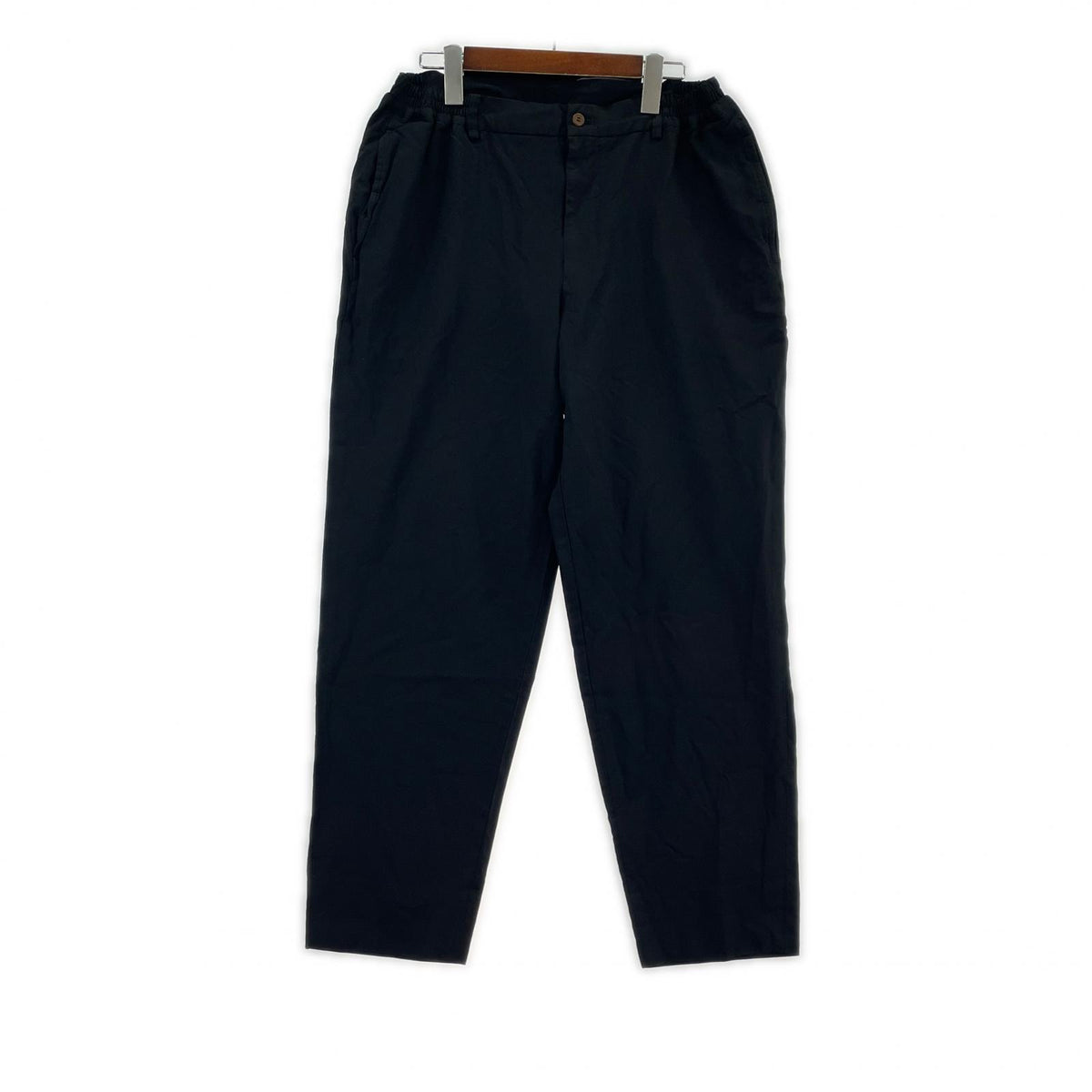 パンツ HOMME DEUX de-p063 ｴｽﾃﾙ製品染めｲｰｼﾞｰｽﾗｯｸｽ ブラック