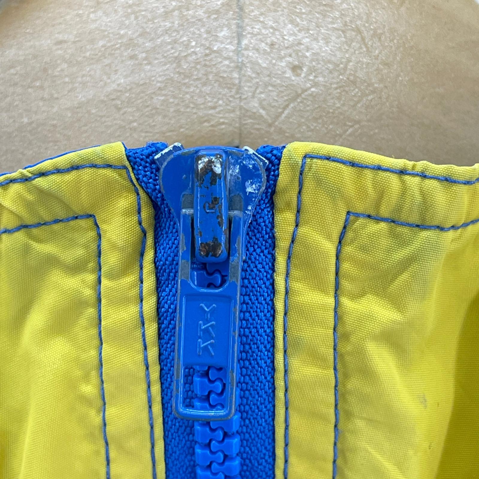 その他トップス 80s ナイロンハーフジッププルオーバー S ブルー S ブルー