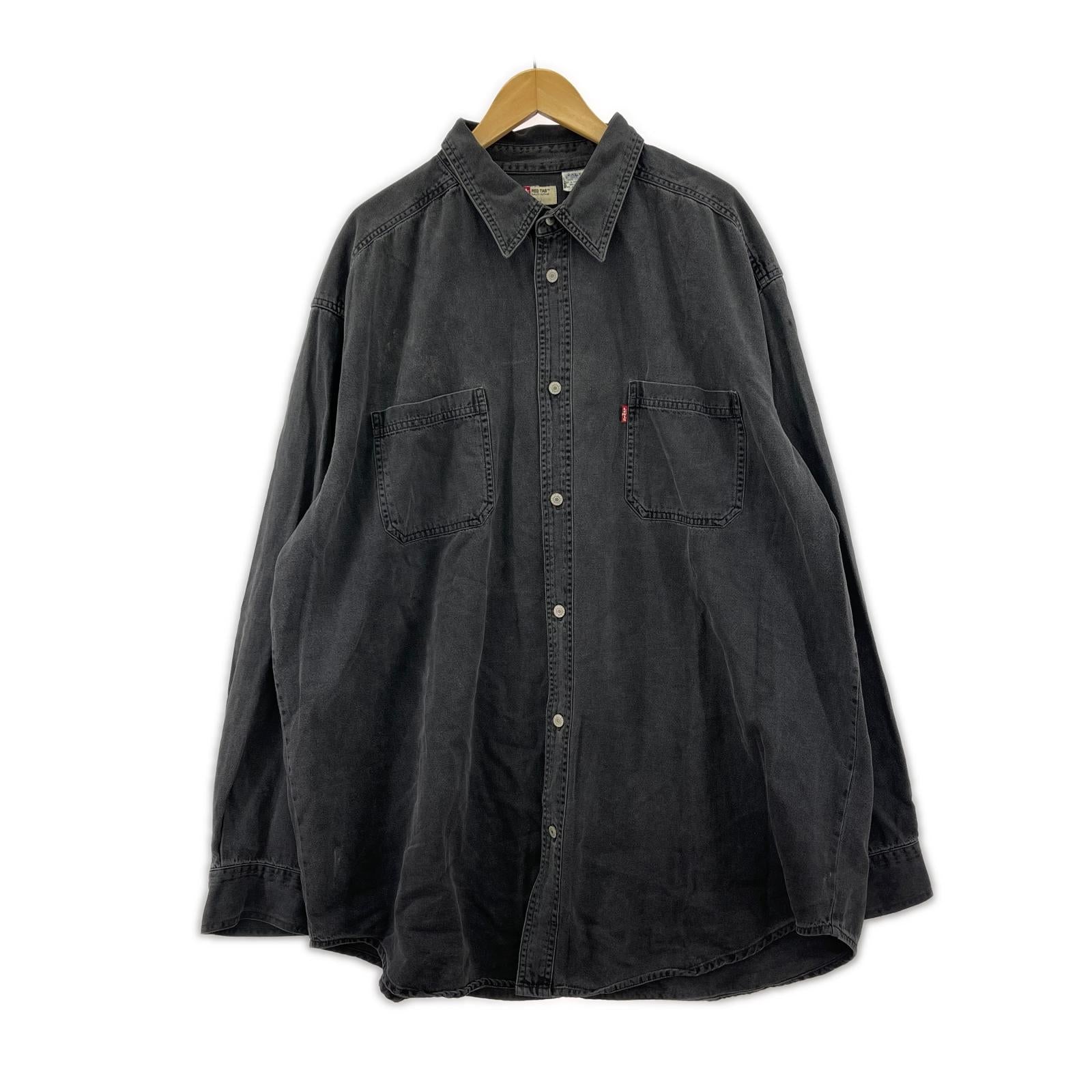 長袖シャツ RED TAB ブラック (2XL) ブラック