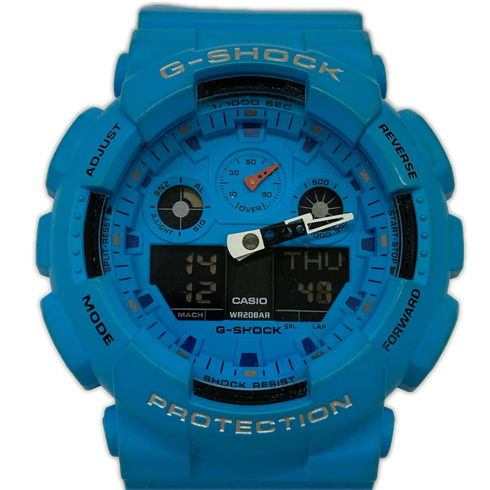 腕時計 GA-100RS ブルー