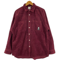 長袖シャツ FACE EMBROIDERY CORDUROY SHIRT (S) S