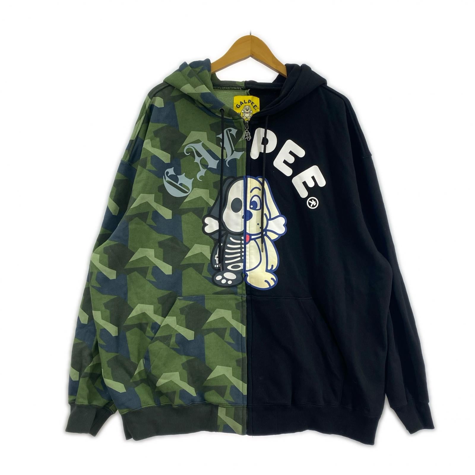パーカー GALFY ゴーストジップパーカー L