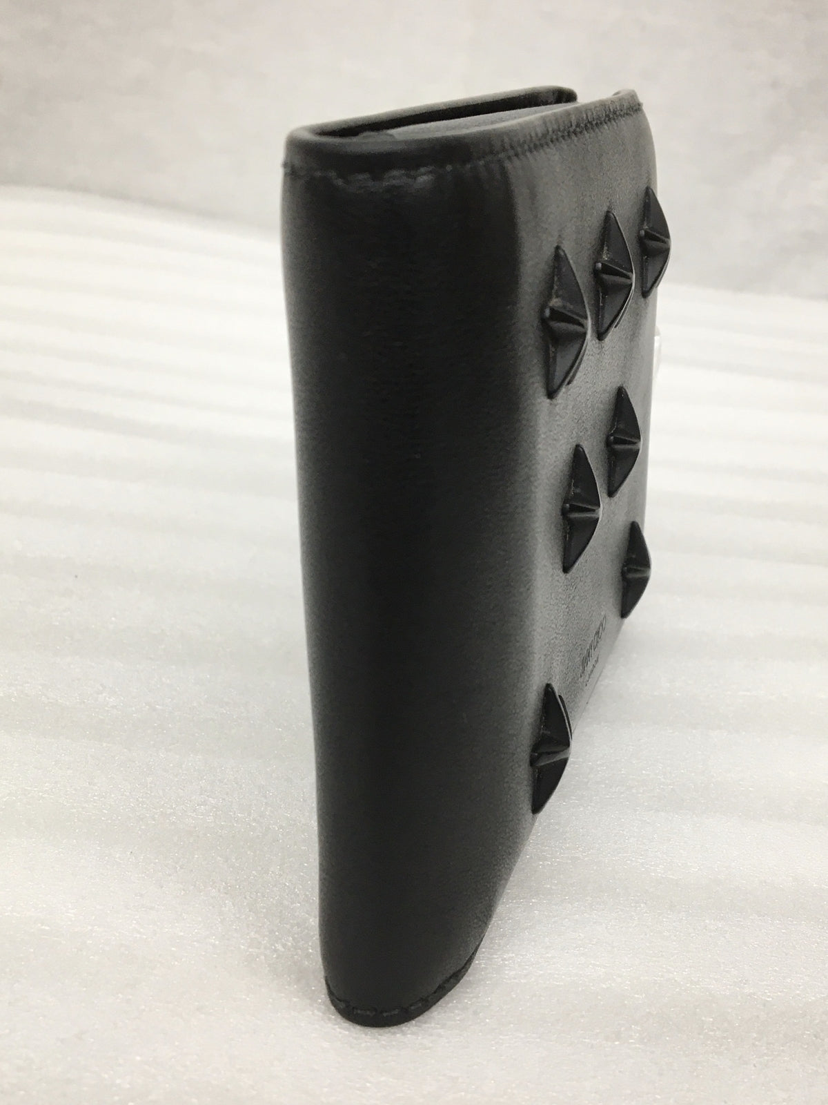 LUCA スタースタッズ 二つ折り財布 BLK