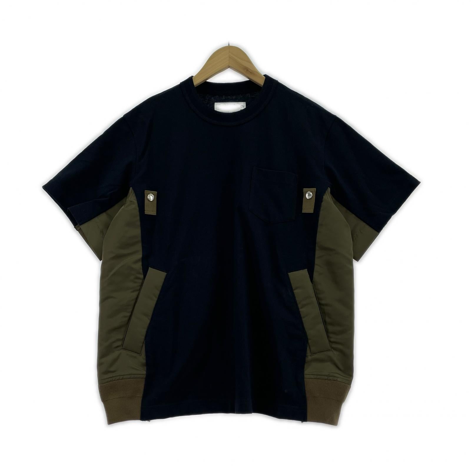 半袖Ｔシャツ 26SS Cotton Jersey T-Shirt ネイビー×カーキ 1