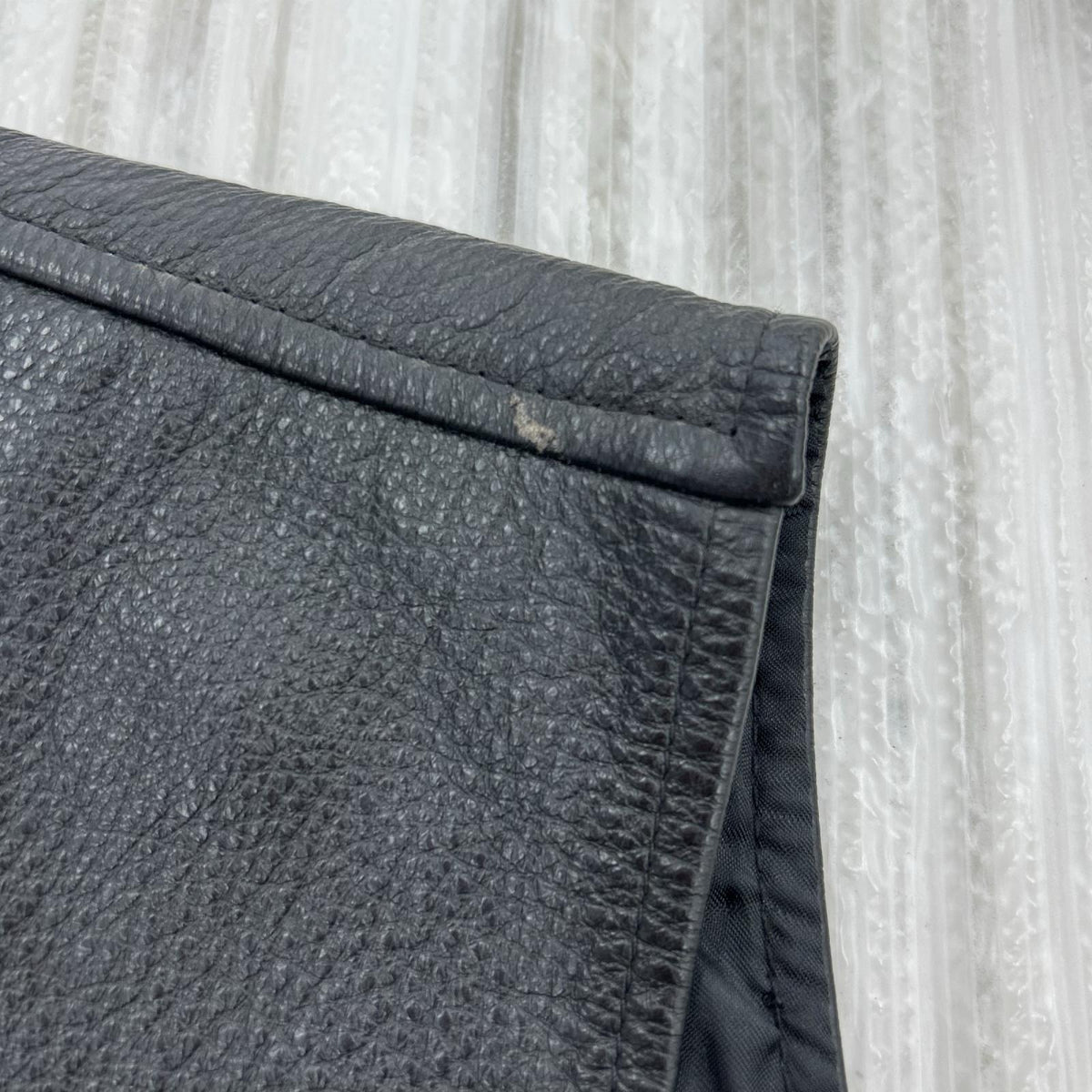ジャケット レザー エンボス ベスト 黒 XXL ブラック