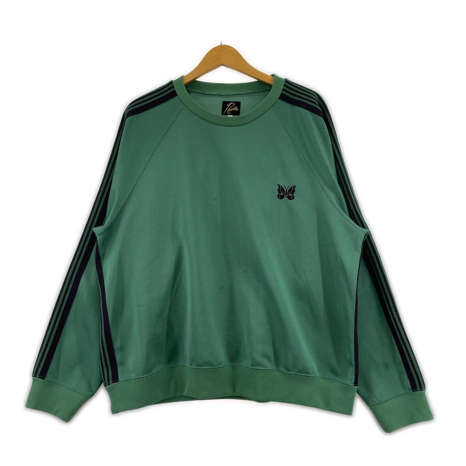 スウェット P.Smooth Track CrewNeck Shirt (L) グリーン L グリーン