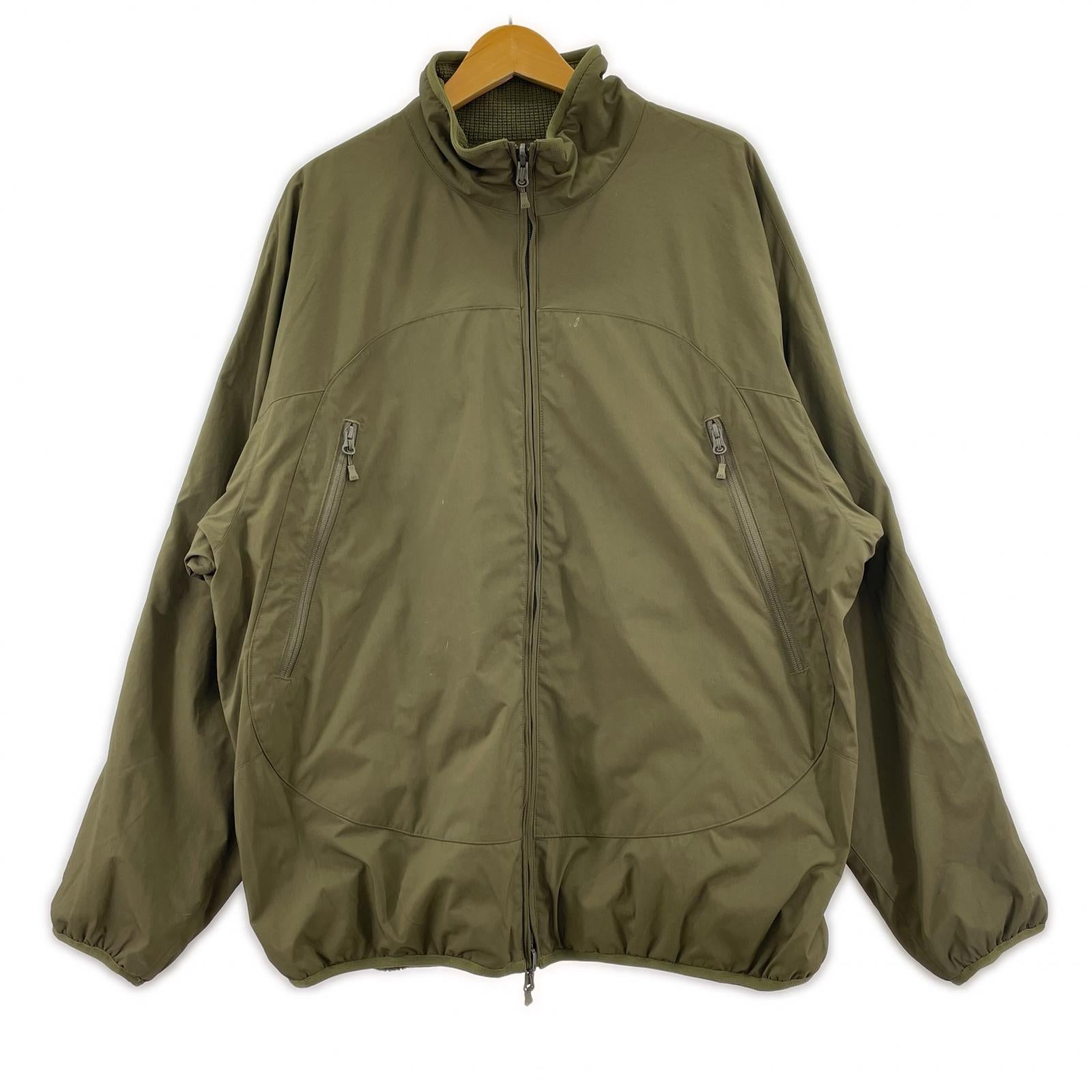 ブルゾン TECH REVERSIBLE MIL ECWCS STAND JACKET L L カーキ
