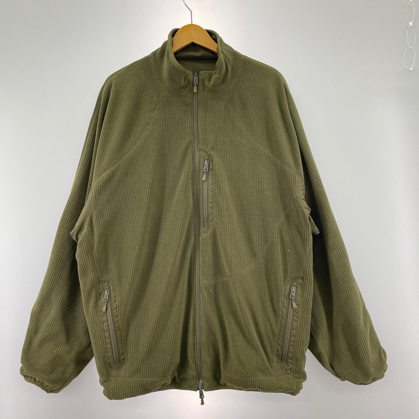 ブルゾン TECH REVERSIBLE MIL ECWCS STAND JACKET L L カーキ