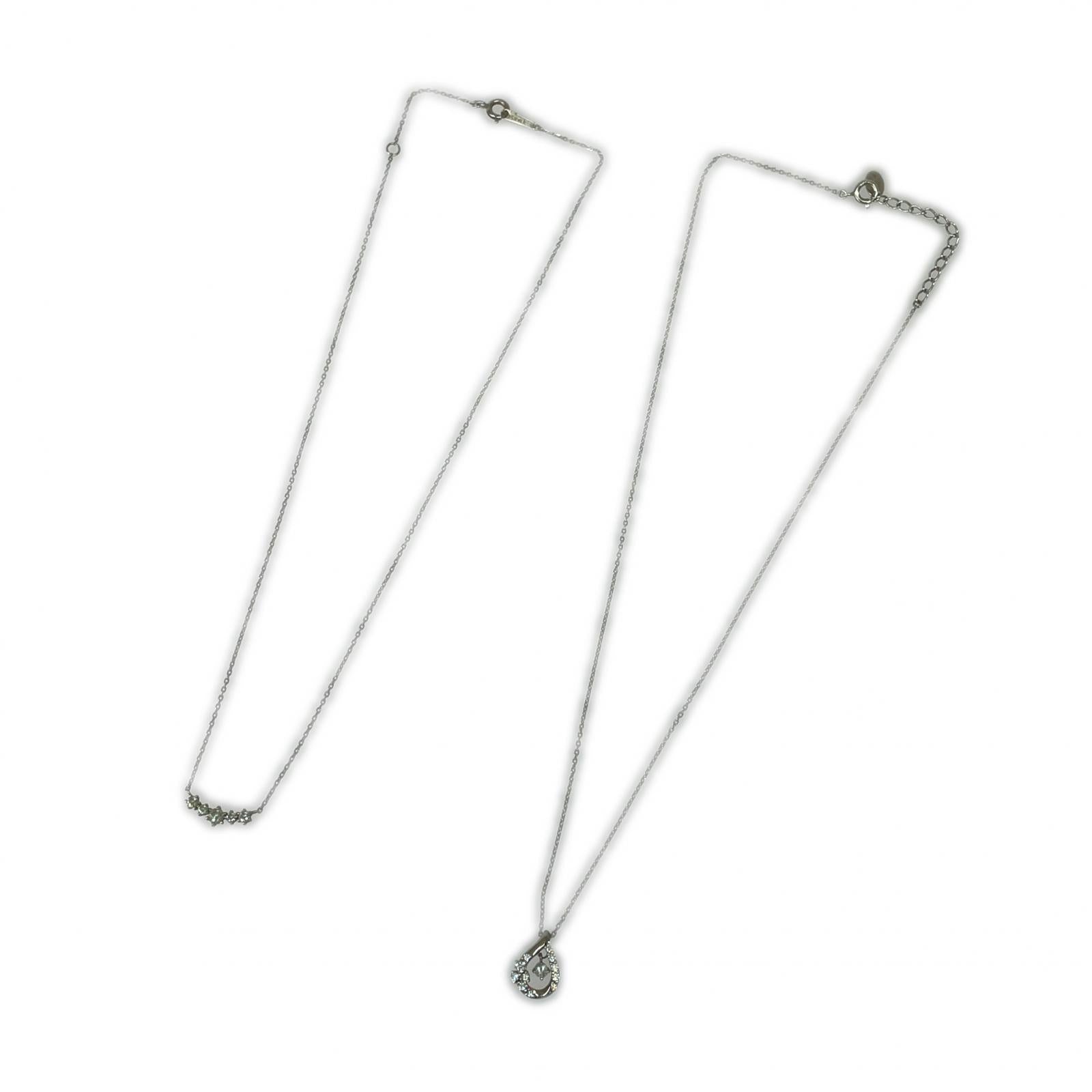ネックレス SILVERネックレス ２点セット シルバー