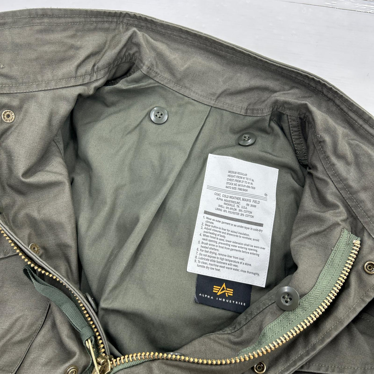 ミリタリージャケット M-65 FIELD JACKET M
