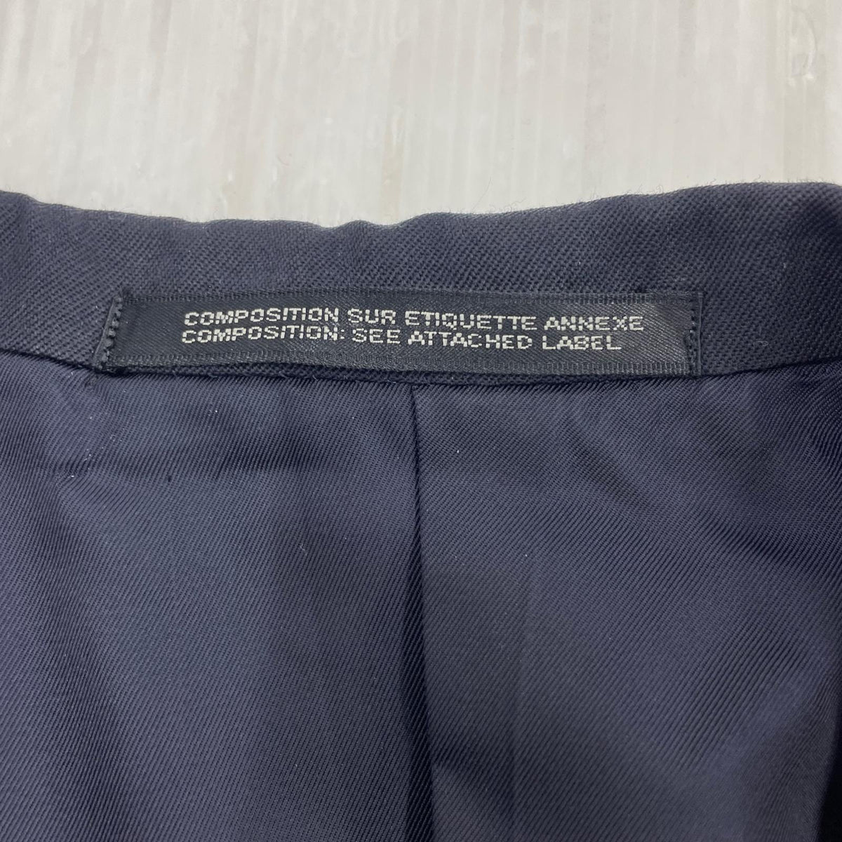 ジャケット Yohji Yamamoto POUR HOMME 93AW ウールギャバ4Bジャケット M ネイビー M