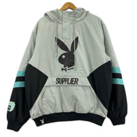 パーカー ×PLAYBOY 中綿アノラック M