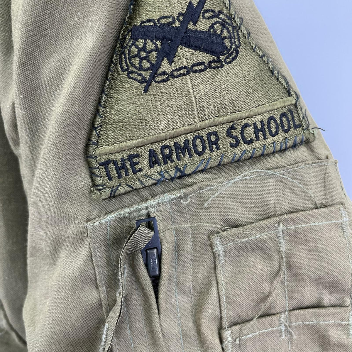 ミリタリージャケット U.S.ARMY 90s CVC ﾀﾝｶｰｽｼﾞｬｹｯﾄ M-R M グリーン