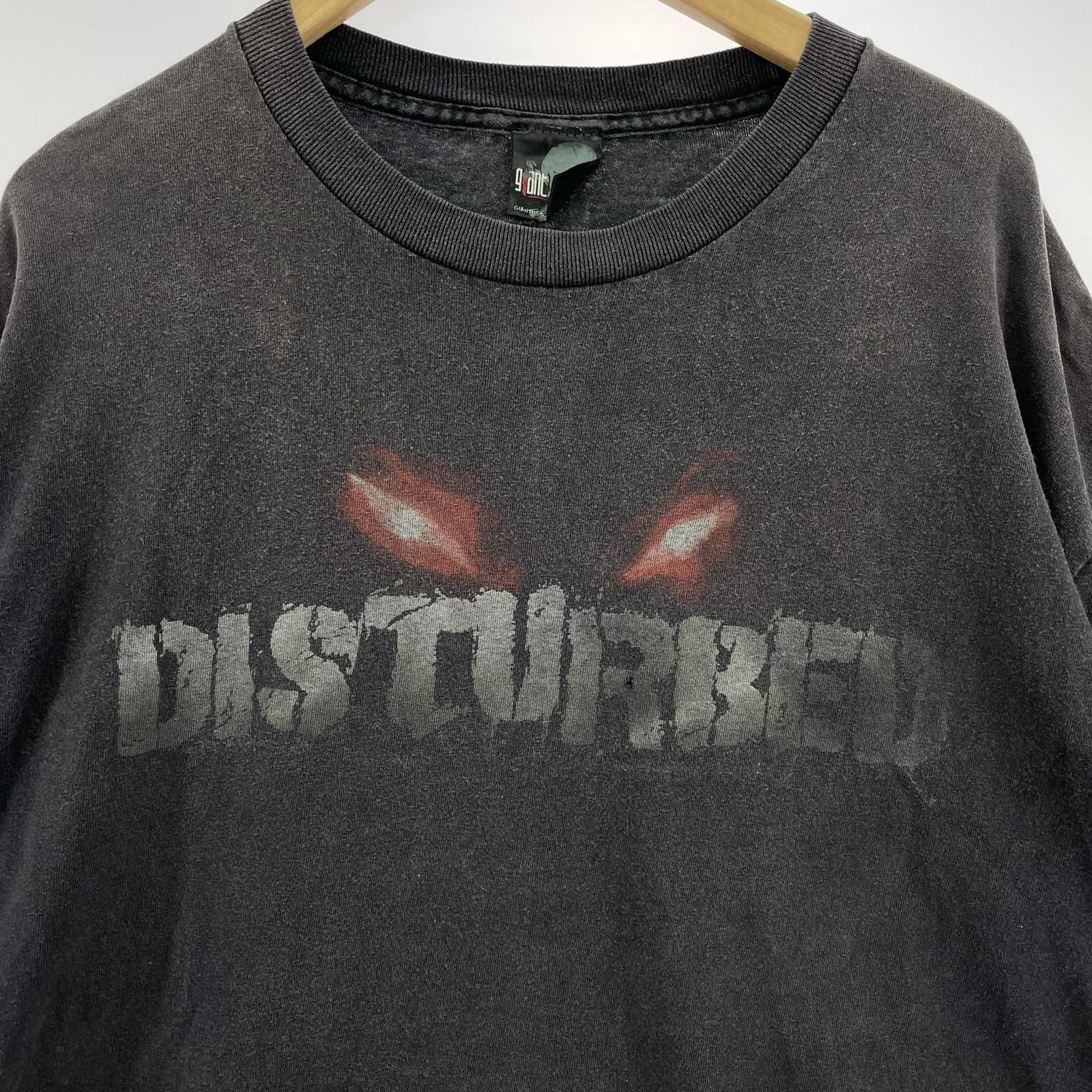 半袖Ｔシャツ 00s DISTURBED ツアープリントTee ブラック ブラック