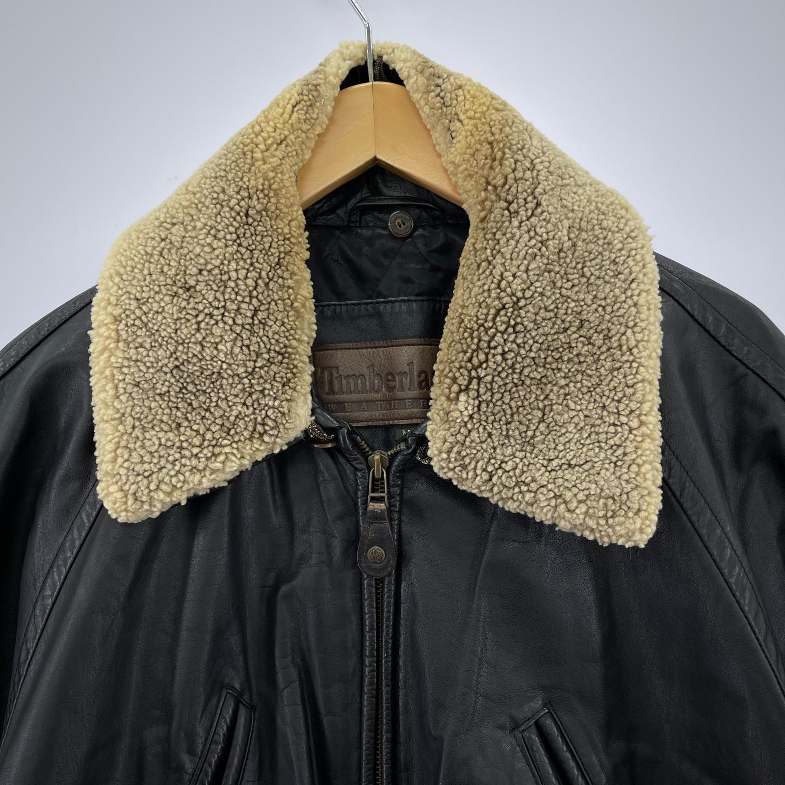 レザージャケット Timberland レザージャケット M ブラック