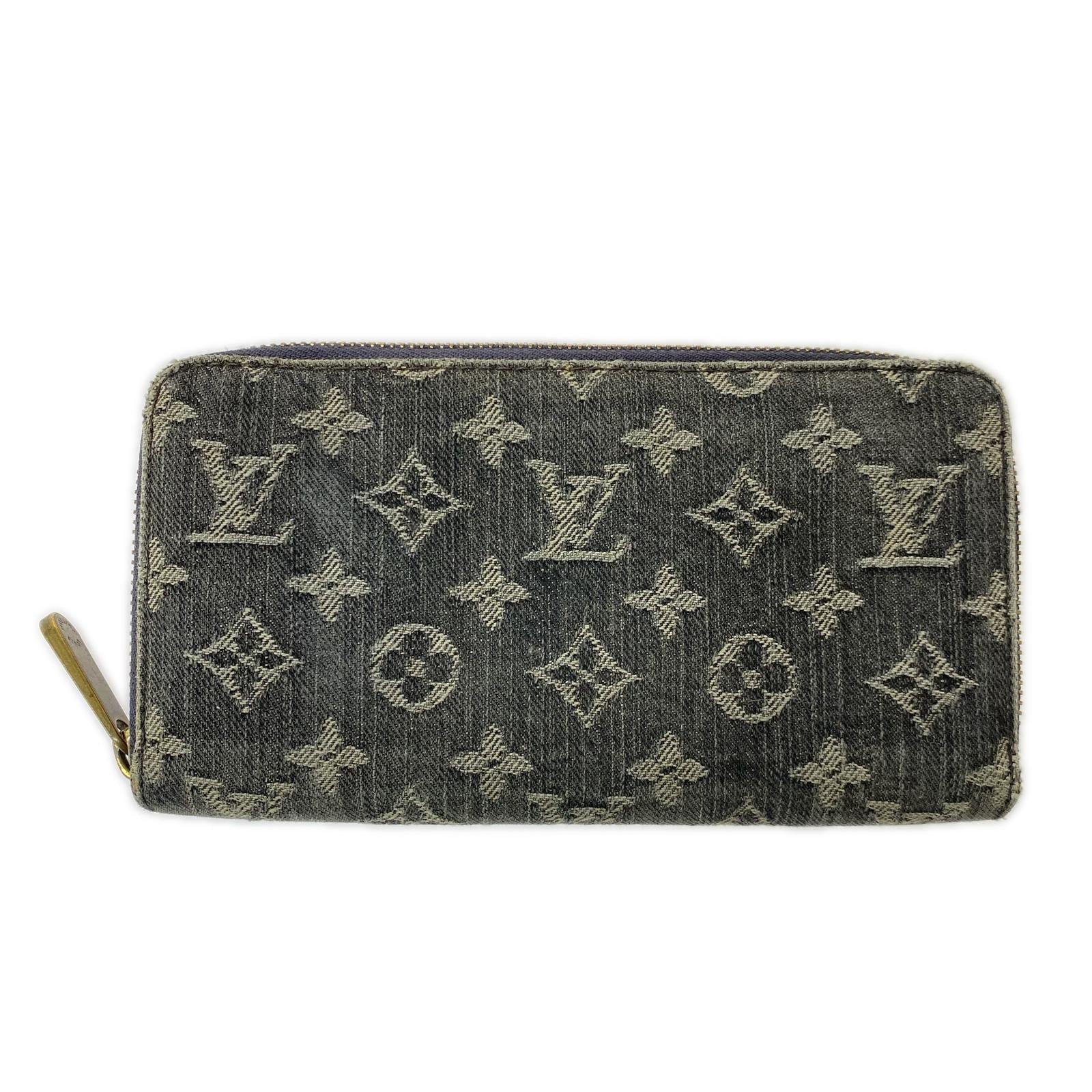 LV/デニムジッピーウォレット
