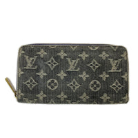 LV/デニムジッピーウォレット