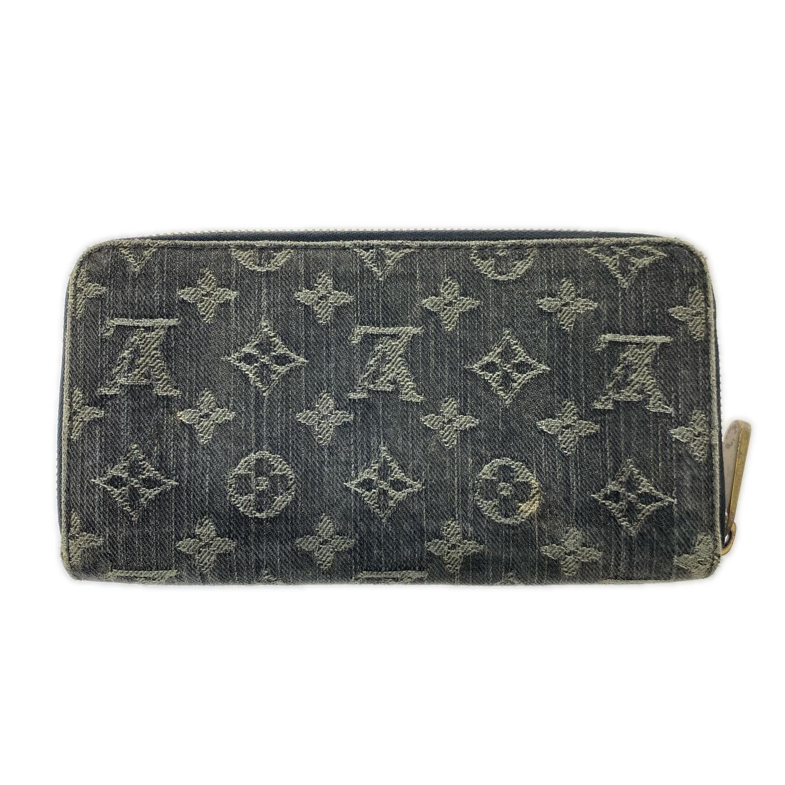 LV/デニムジッピーウォレット