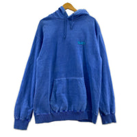 パーカー 21AW バックプリント 青(L) L