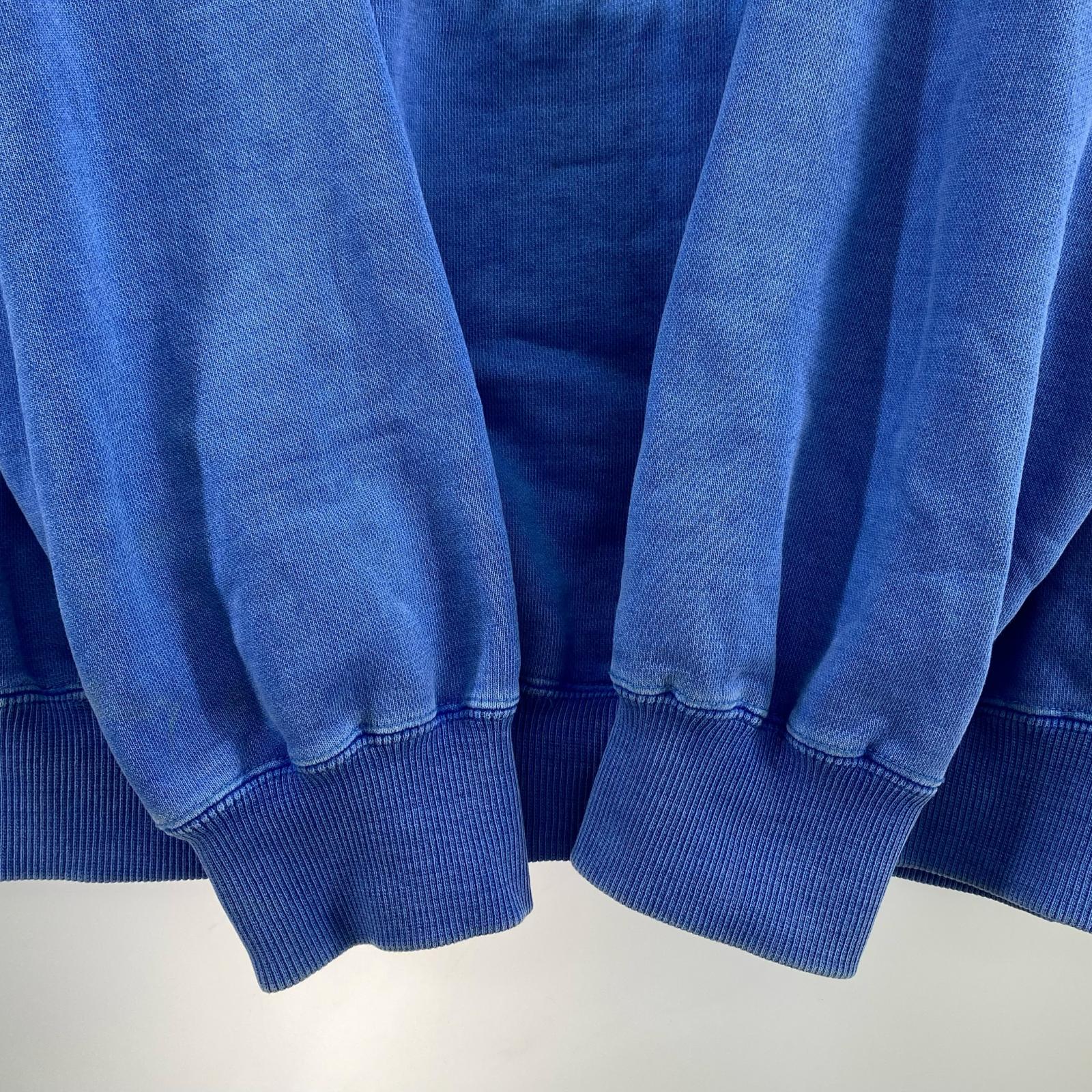 パーカー 21AW バックプリント 青(L) L