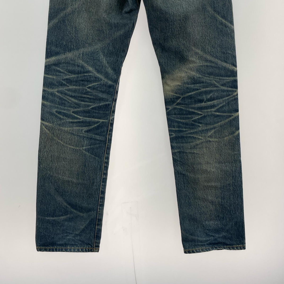 デニムパンツ SC SUBCULTURE 100本限定 66 加工セルヴィッジ-1 1 ブルー