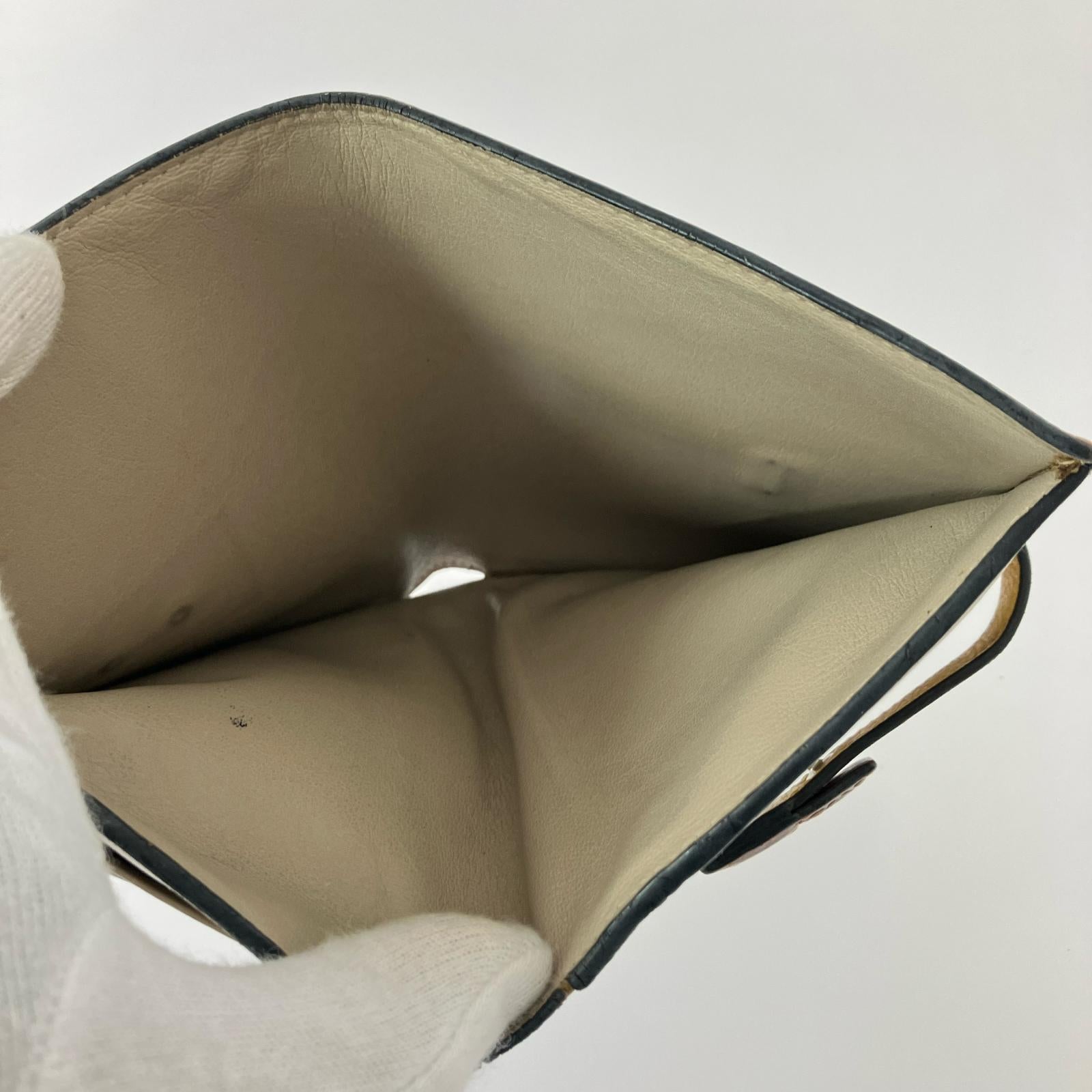 LOEWE バーティカルウォレット スモール イエロー