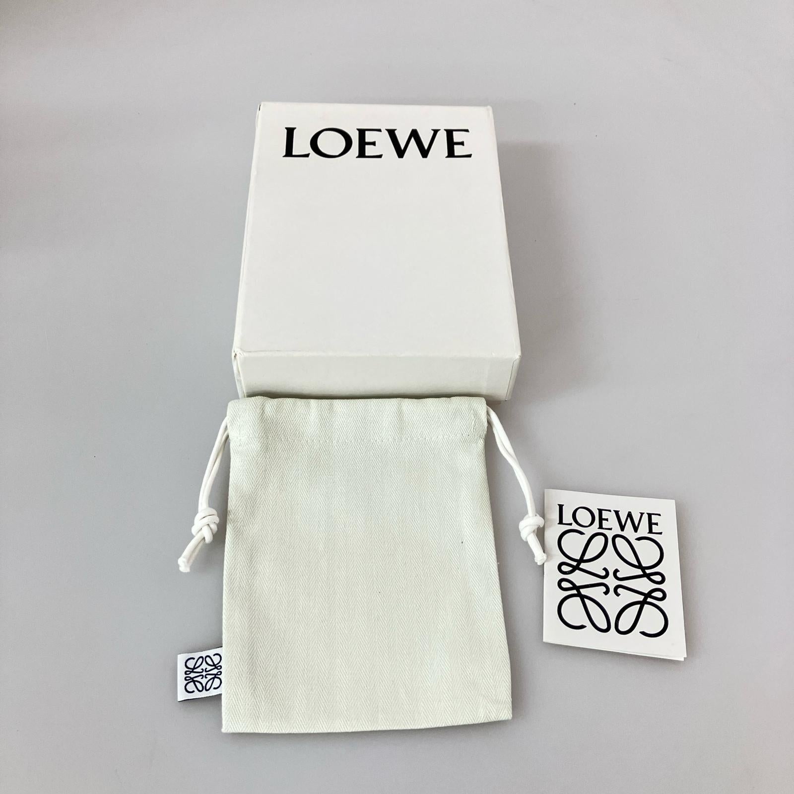 LOEWE バーティカルウォレット スモール イエロー