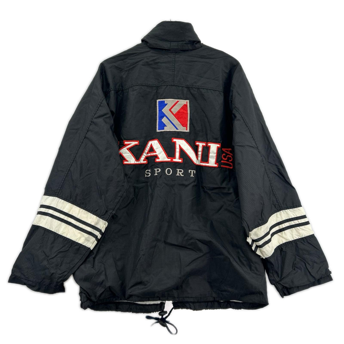 ジャケット 90s Karl Kani Sport ﾅｲﾛﾝｼﾞｬｹｯﾄ ﾌﾞﾗｯｸ ブラック