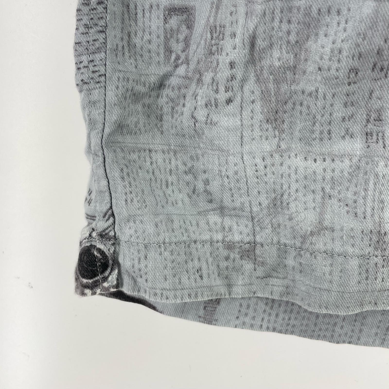 半袖シャツ MONSIEUR KURATA COTTON LINEN グレー (XL) グレー