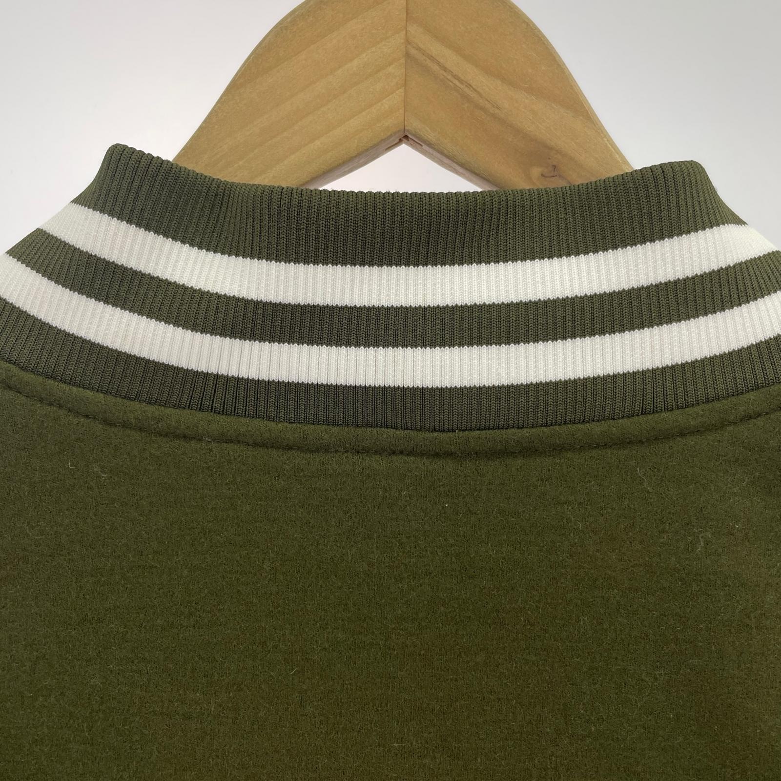 ブルゾン SY32 バック刺繍ロゴ スタジャン XL カーキ LL