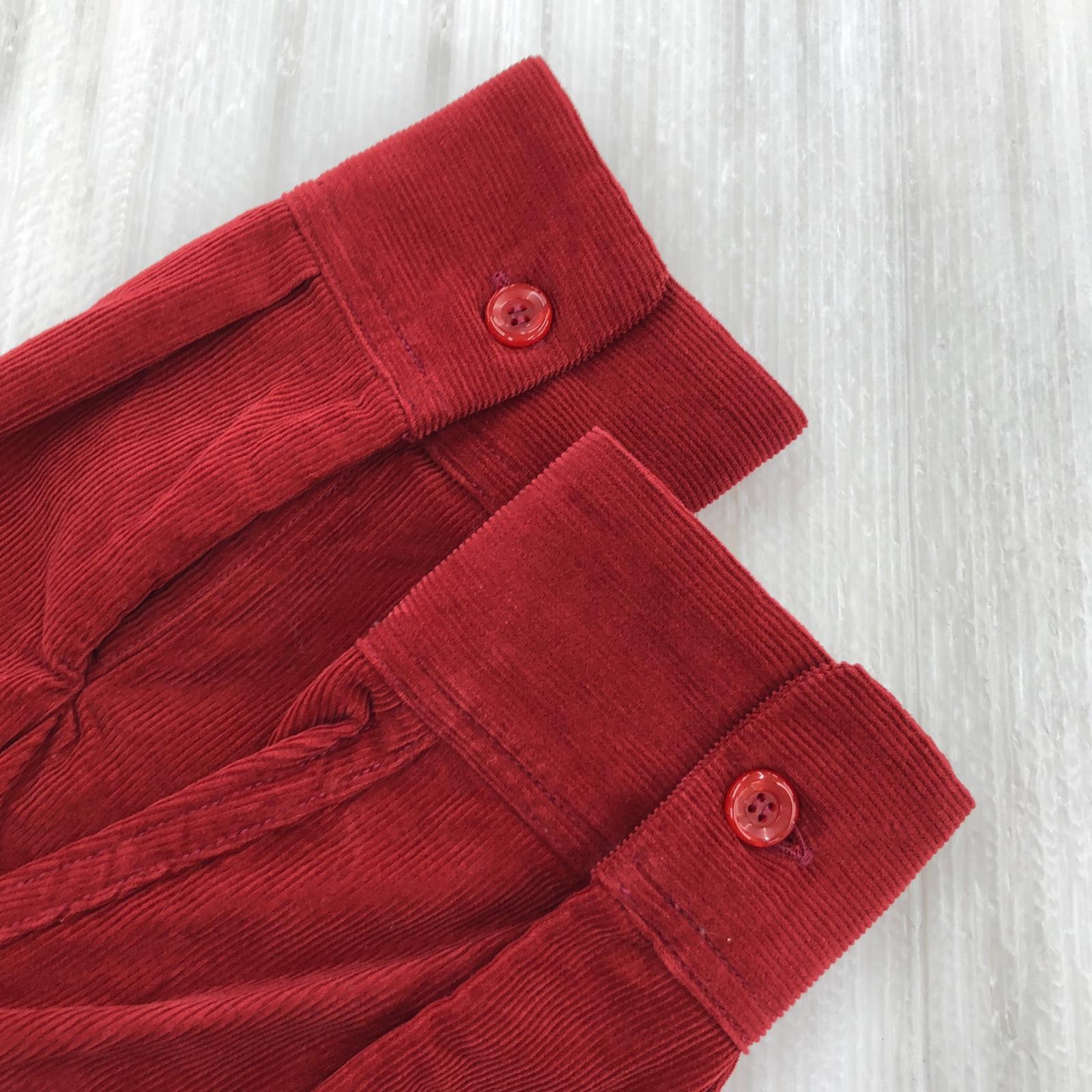 長袖シャツ STYLE EYES 1950s STYLE SPORTS SHIRT（M） M レッド