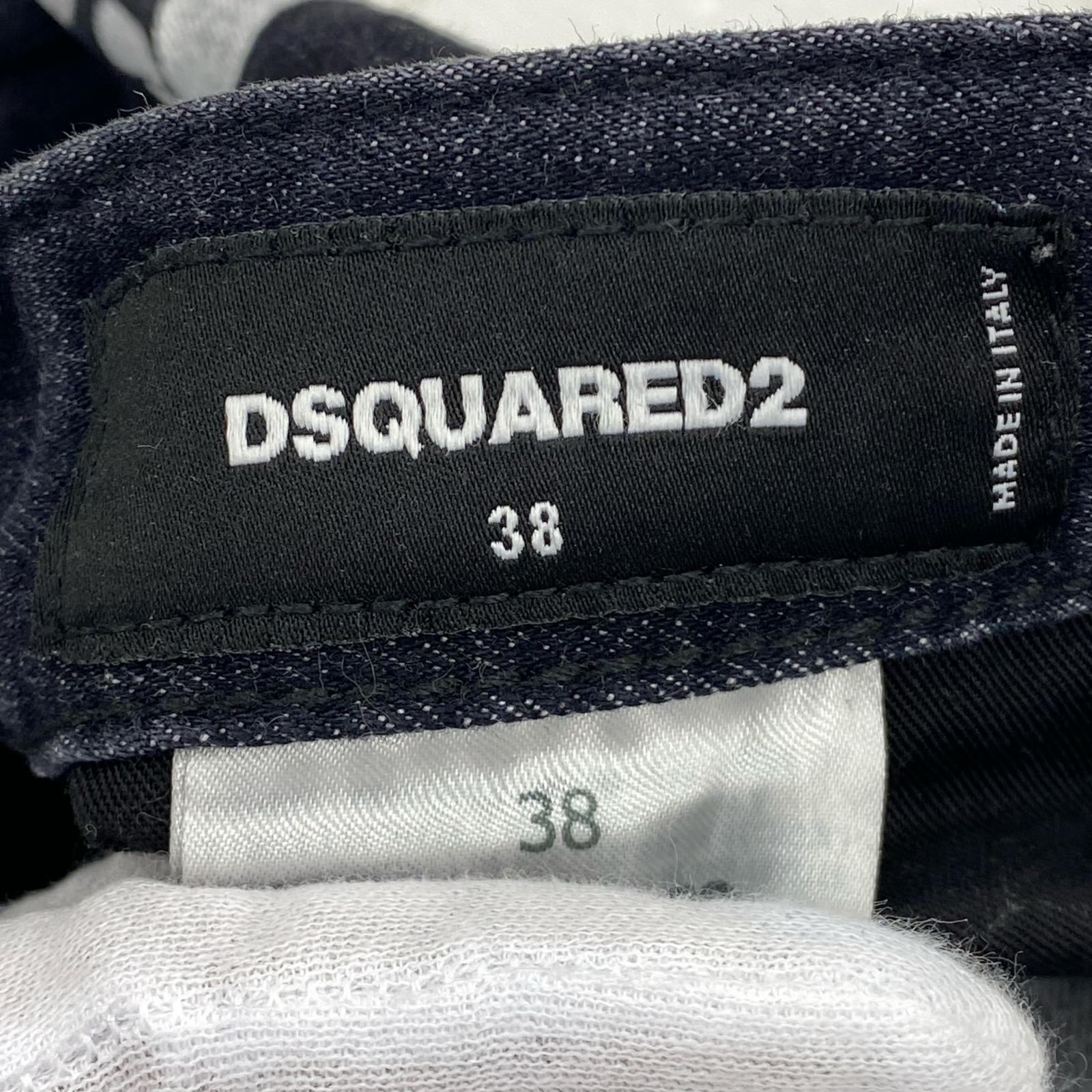 デニムパンツ ROADIE JEAN ペイント　w30 38 ブラック