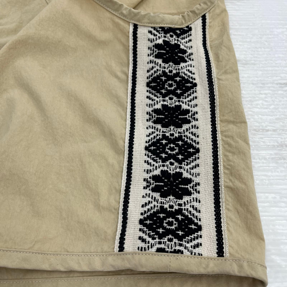 ジャケット サイド刺繍ベスト BEG (48) 48 ベージュ
