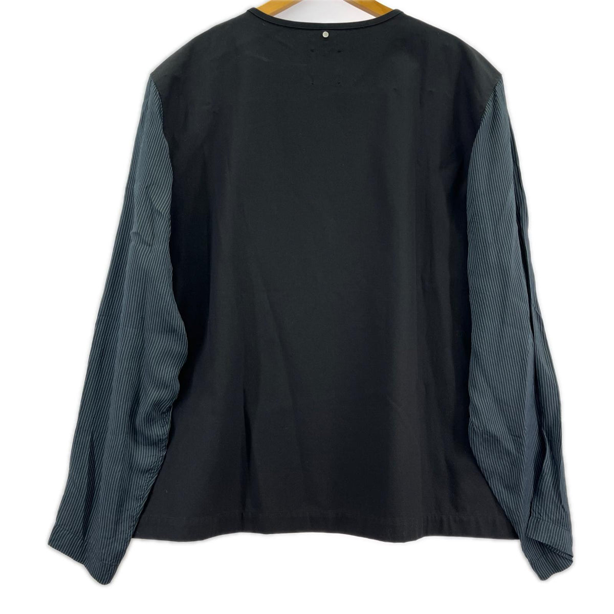 長袖Ｔシャツ POST SHIRT 袖切替 BLK (L) L ブラック
