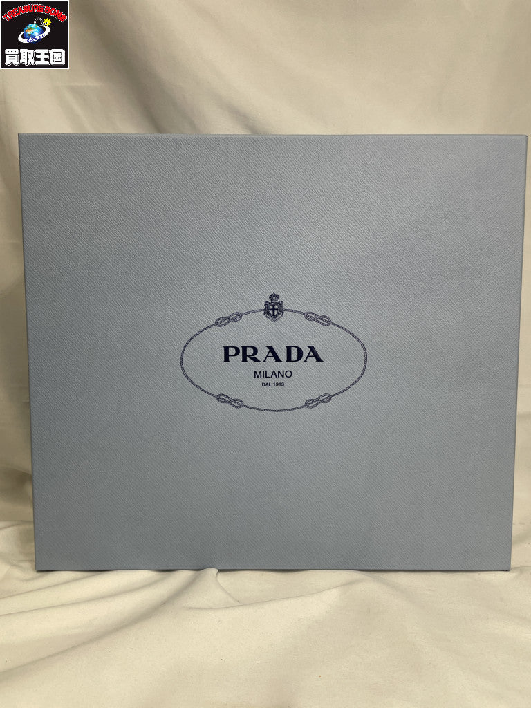 PRADA/モノリス/ポーチ/レザーブーツ