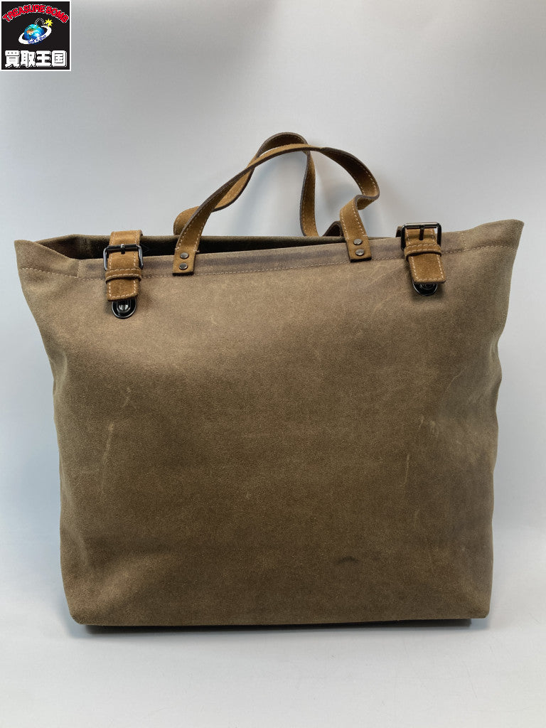 00s Leather large Tote BRW
