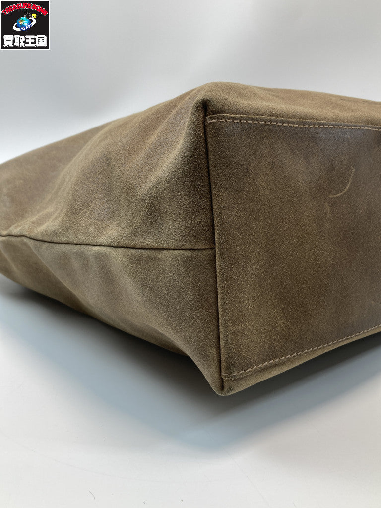 00s Leather large Tote BRW