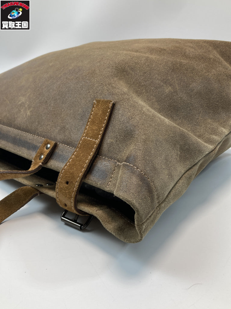 00s Leather large Tote BRW