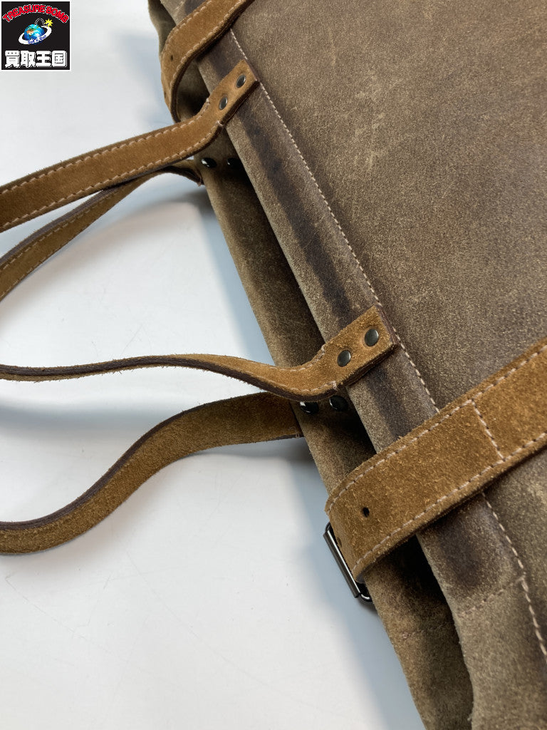 00s Leather large Tote BRW