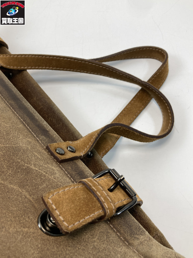 00s Leather large Tote BRW