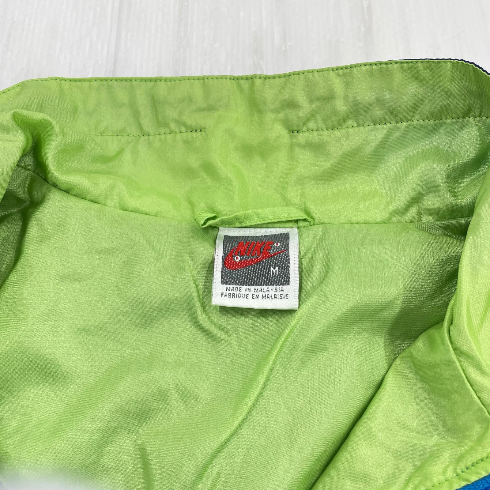 ジャケット 90s 銀タグ ナイロンジャケット BLU M M ブルー