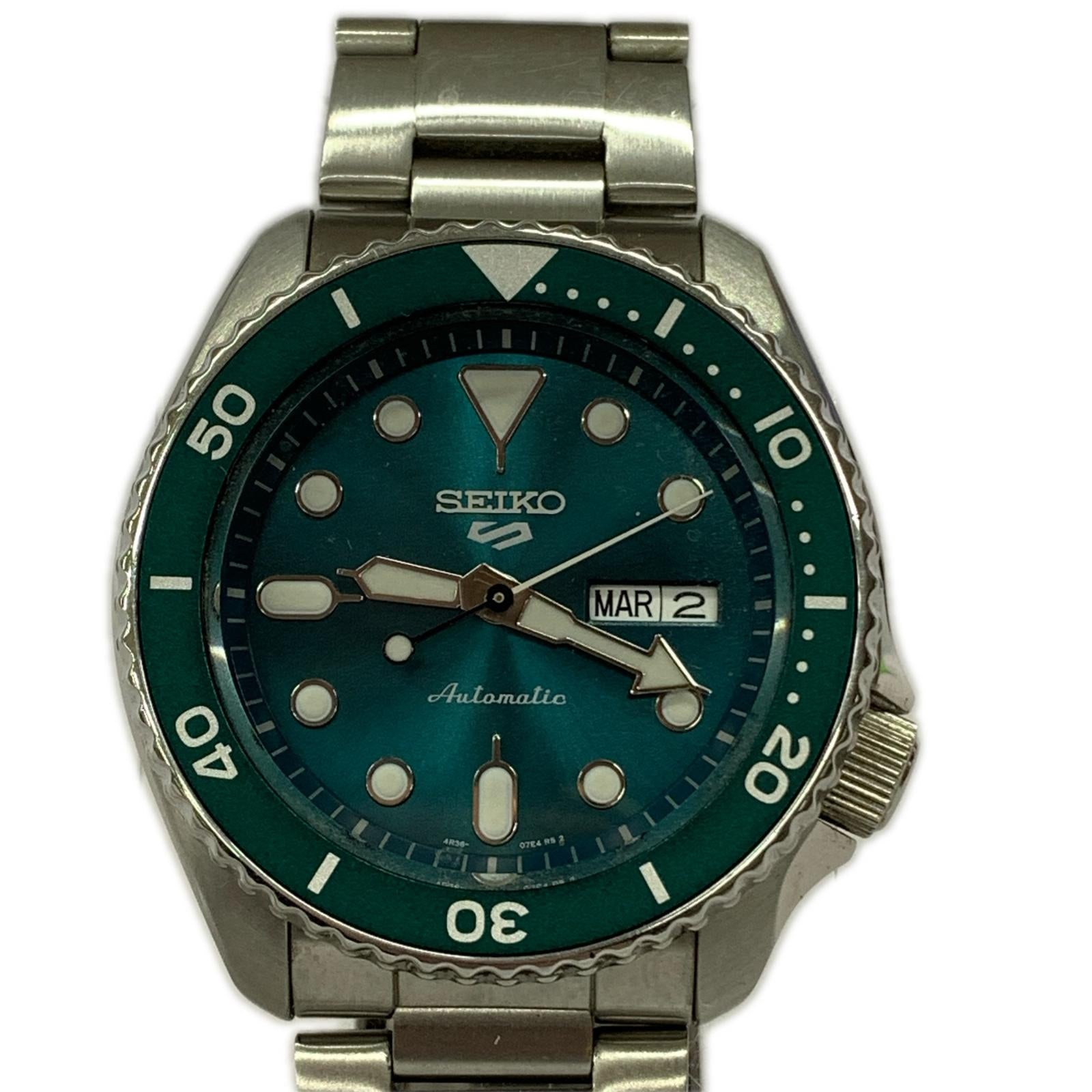 腕時計 SEIKO 5 SPORTS 4R36-07G0 グリーン 自動巻