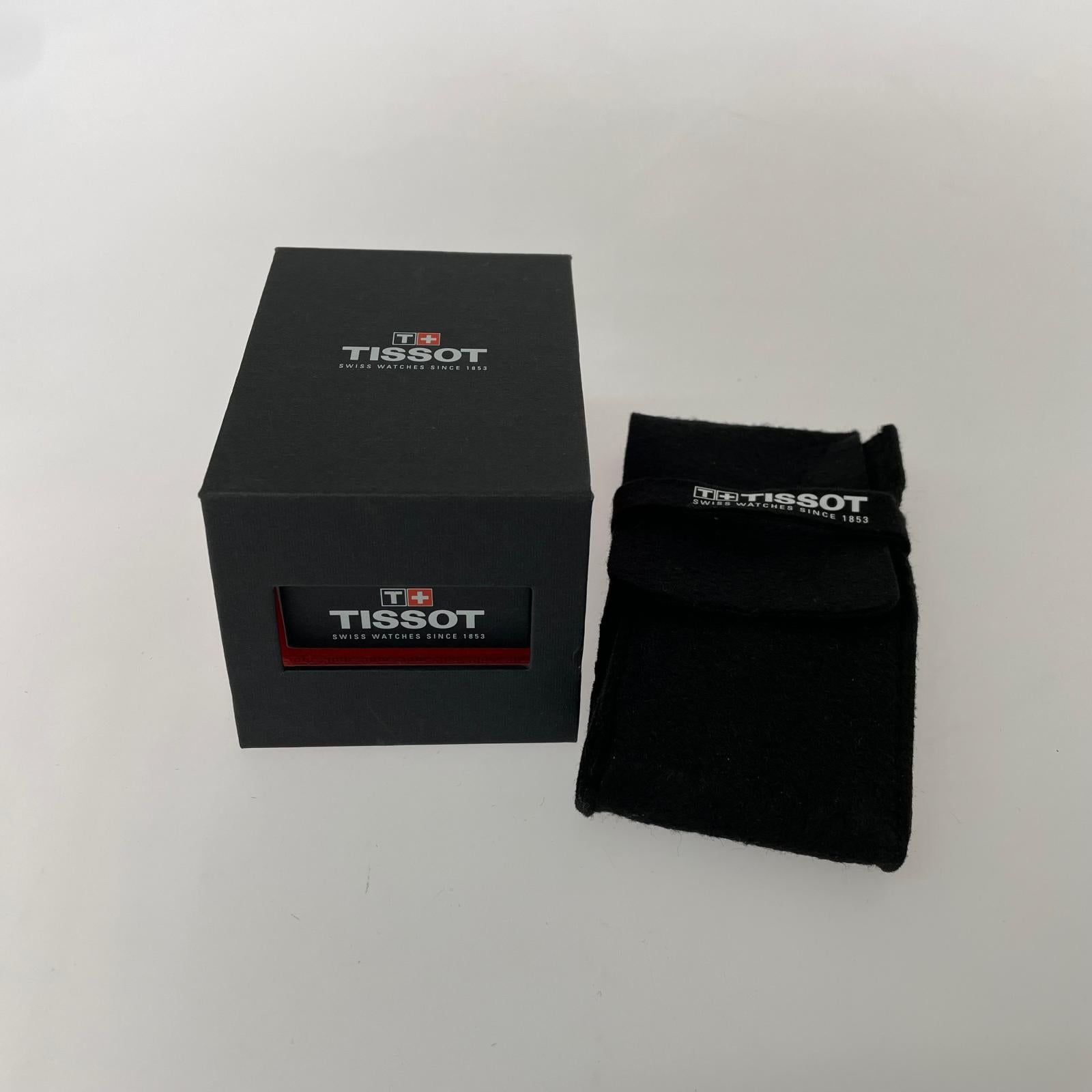 腕時計 TISSOT PRS516 デイデイト 裏スケ 自動巻 ネイビー