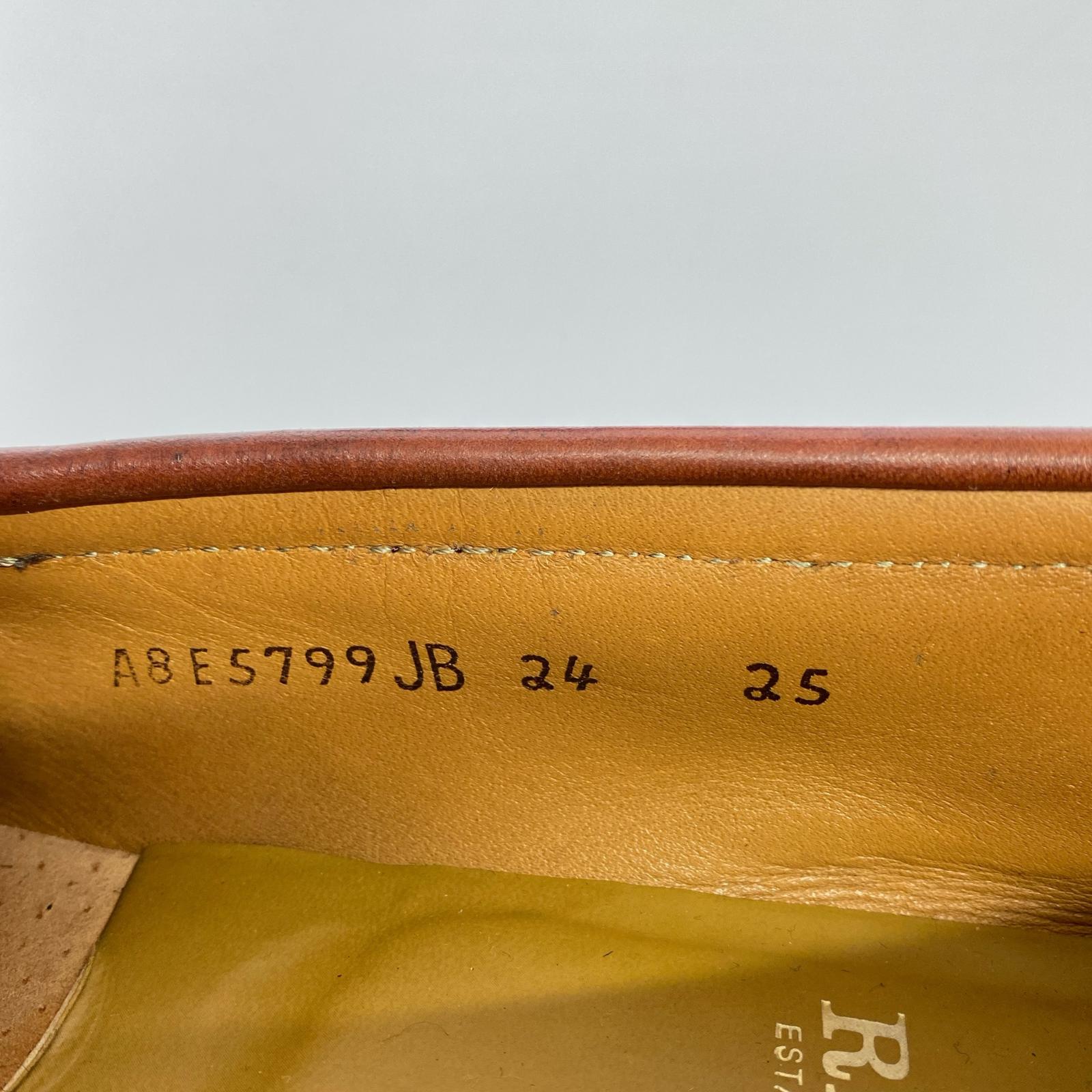 シューズ タッセルローファー 25cm (US7 UK6 1/2 EU40) ブラウン