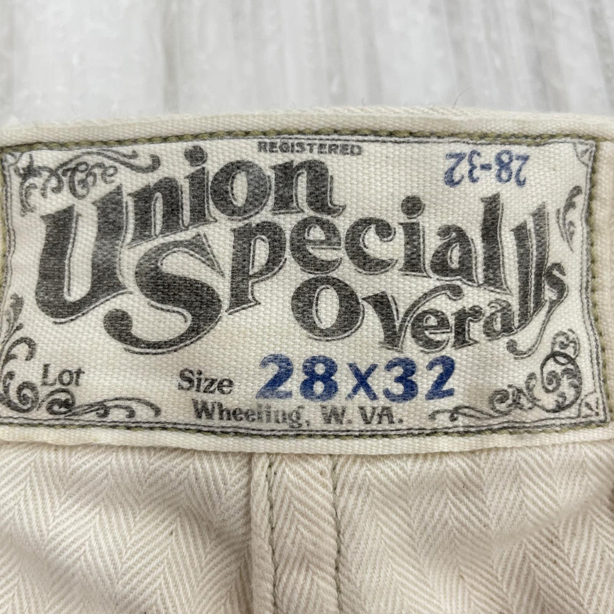 パンツ ヘリンボーン シンチバック W30 28